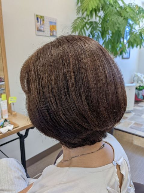 艶カラーとトリートメント