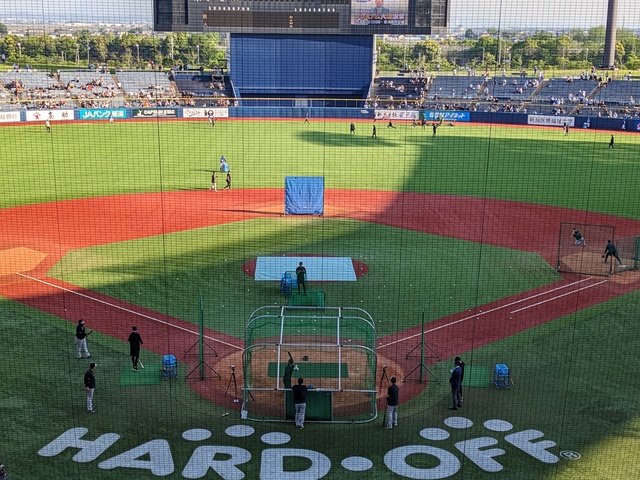 野球観戦！
